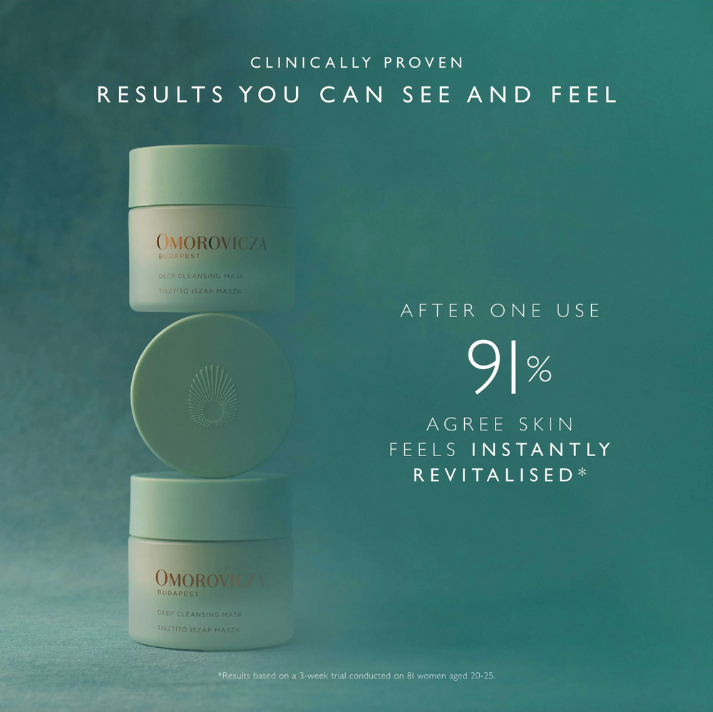 Omorovicza Deep Cleansing Mask: Detox & Remineralize - Hungarian Moor Mud | Kaolin Clay - View 3