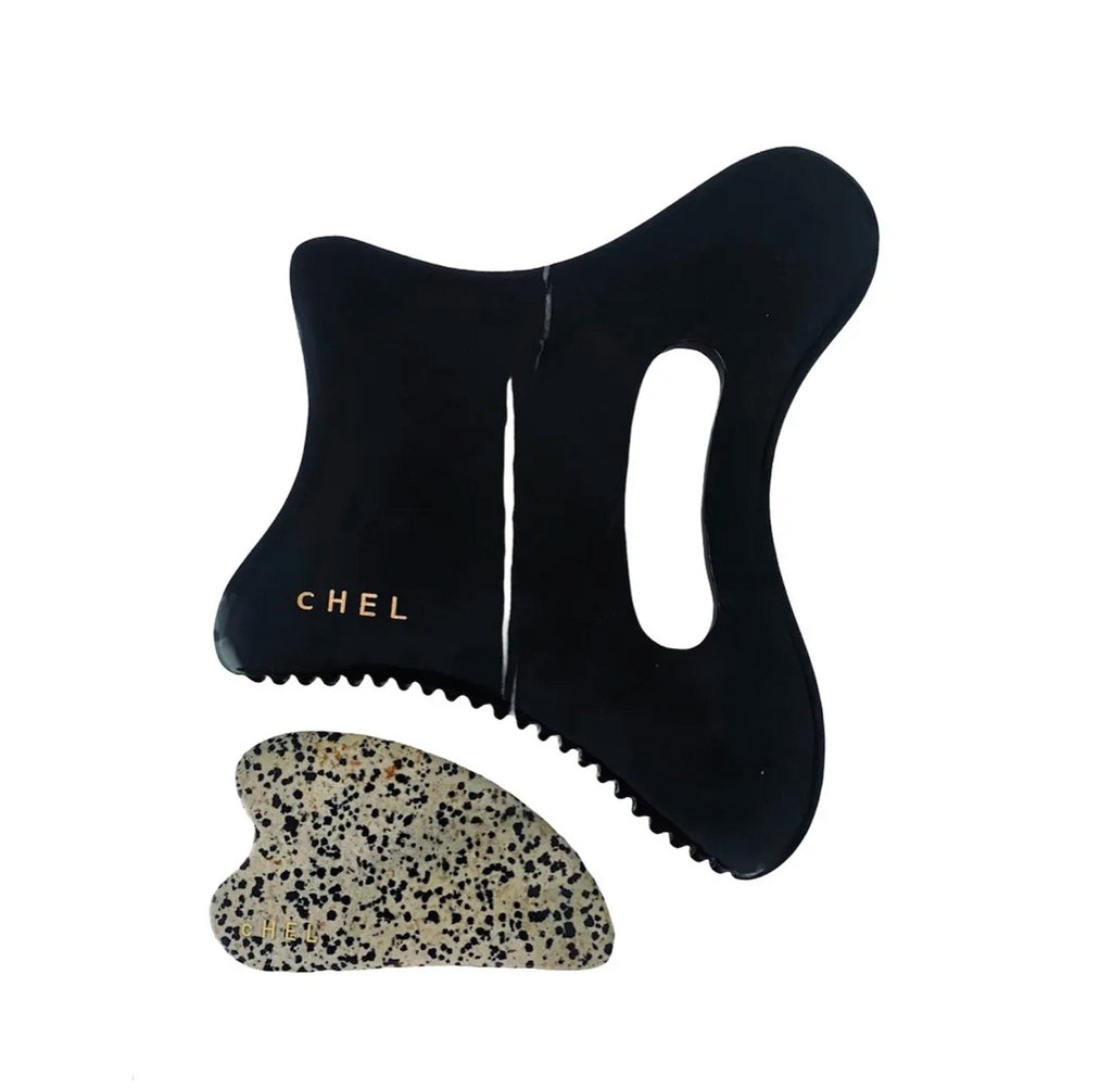 Dalmatian Jade Face Gua Sha