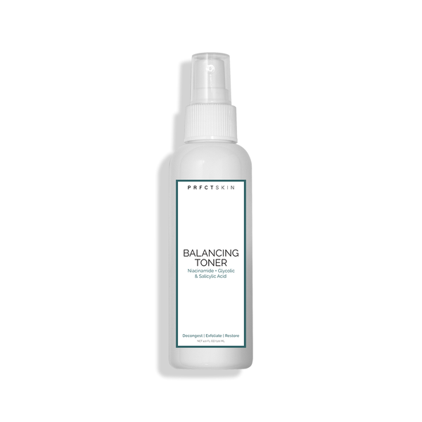 Balancing Toner:  Decongest & Restore with Niacinimide | Glycolic | Salycilic Acid