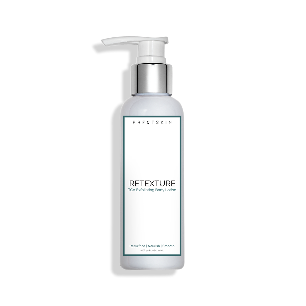 ReTexture: Exfoliating + Skin Smoothing Body Lotion with TCA | Glycolic & Lactic Acid