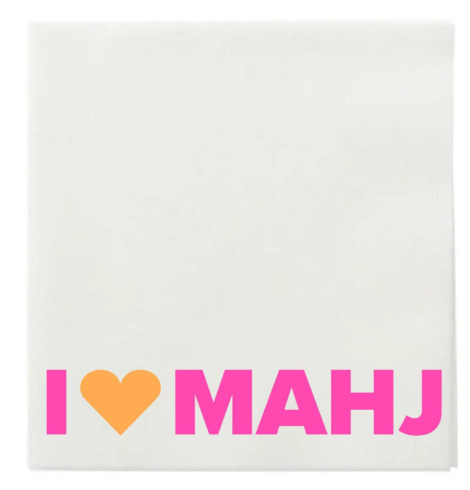 Mahjong Cocktail Napkins - I Heart Mahj - View 1