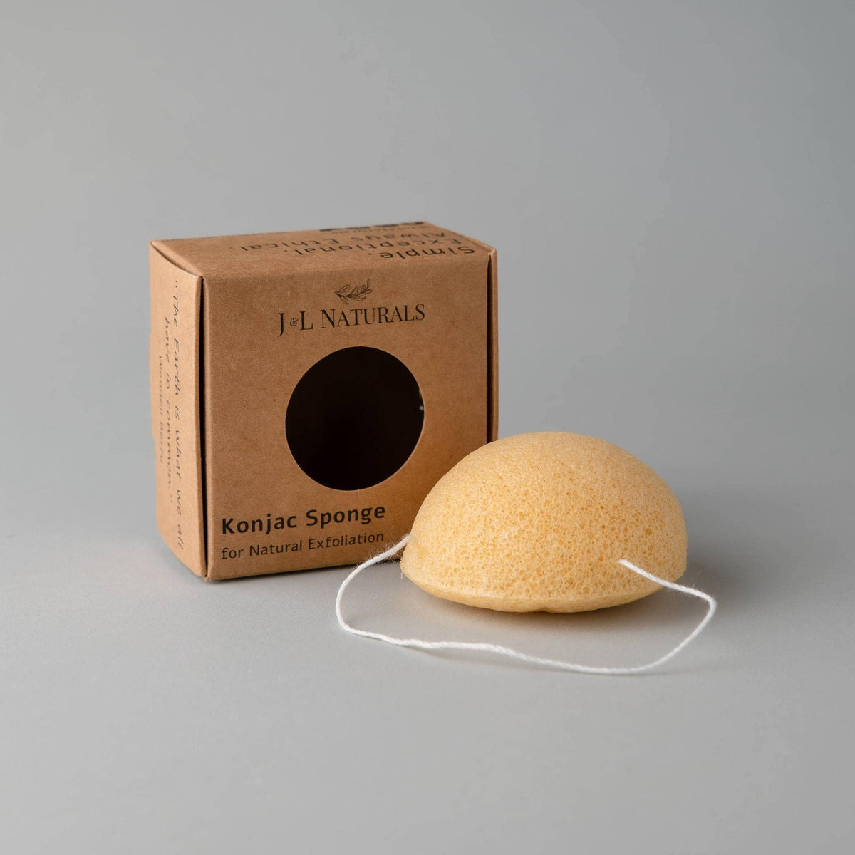J&L Naturals - Konjac Sponge: Turmeric