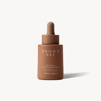 Brown Bee H7 Face Tanning Serum in a 0.85 oz dropper bottle against a plain background