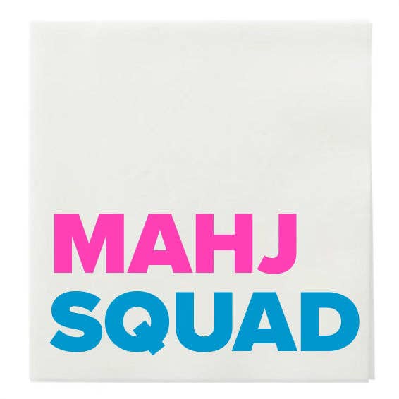 Mahjong Cocktail Napkins - Mahj Squad - View 1