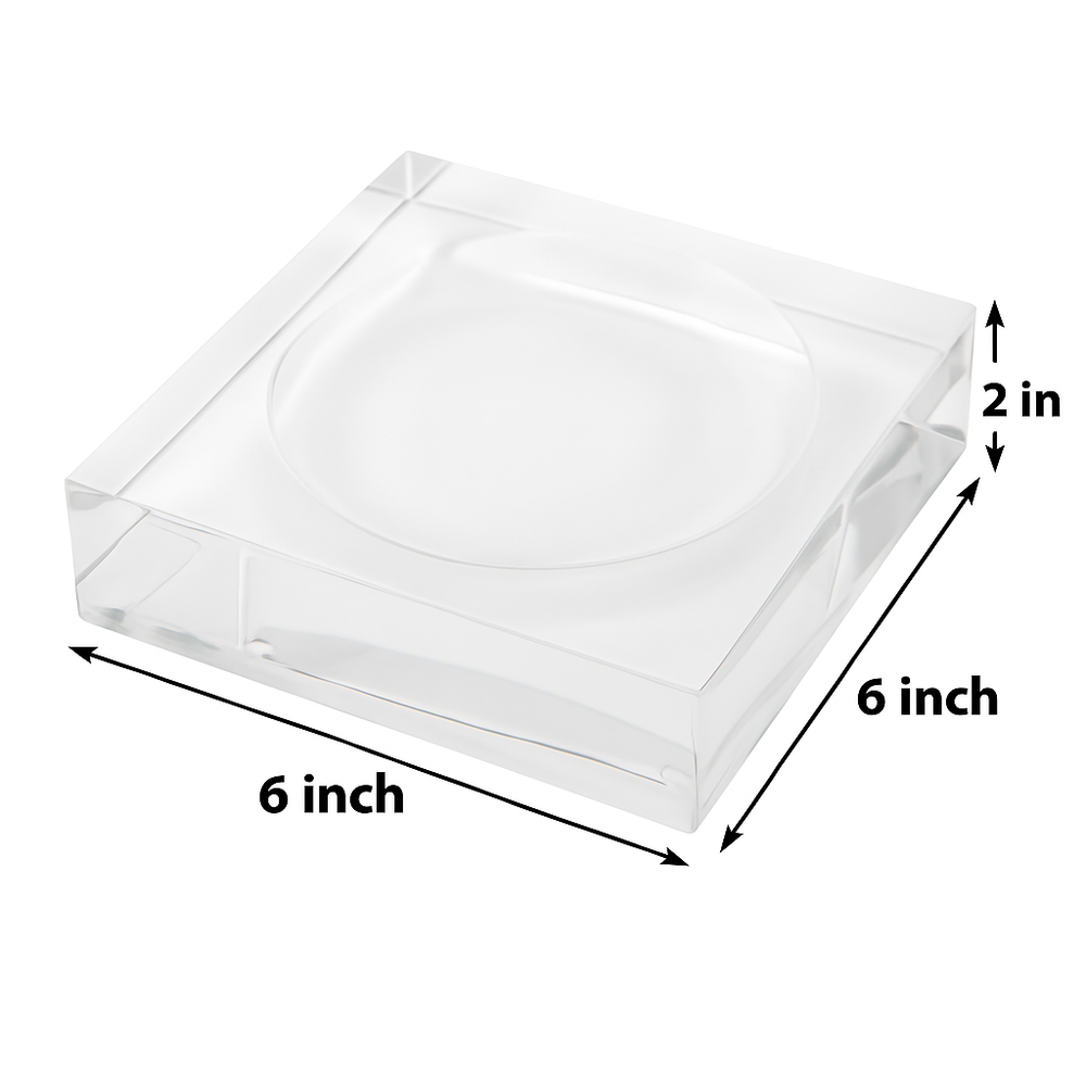 Nicolette Mayer Acrylic Catchall Dish - "Exotic Flamingo Light Pink" - View 5
