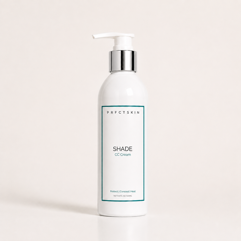 8oz Shade: Post-treatment Organic Sun Protection Tinted CC Cream