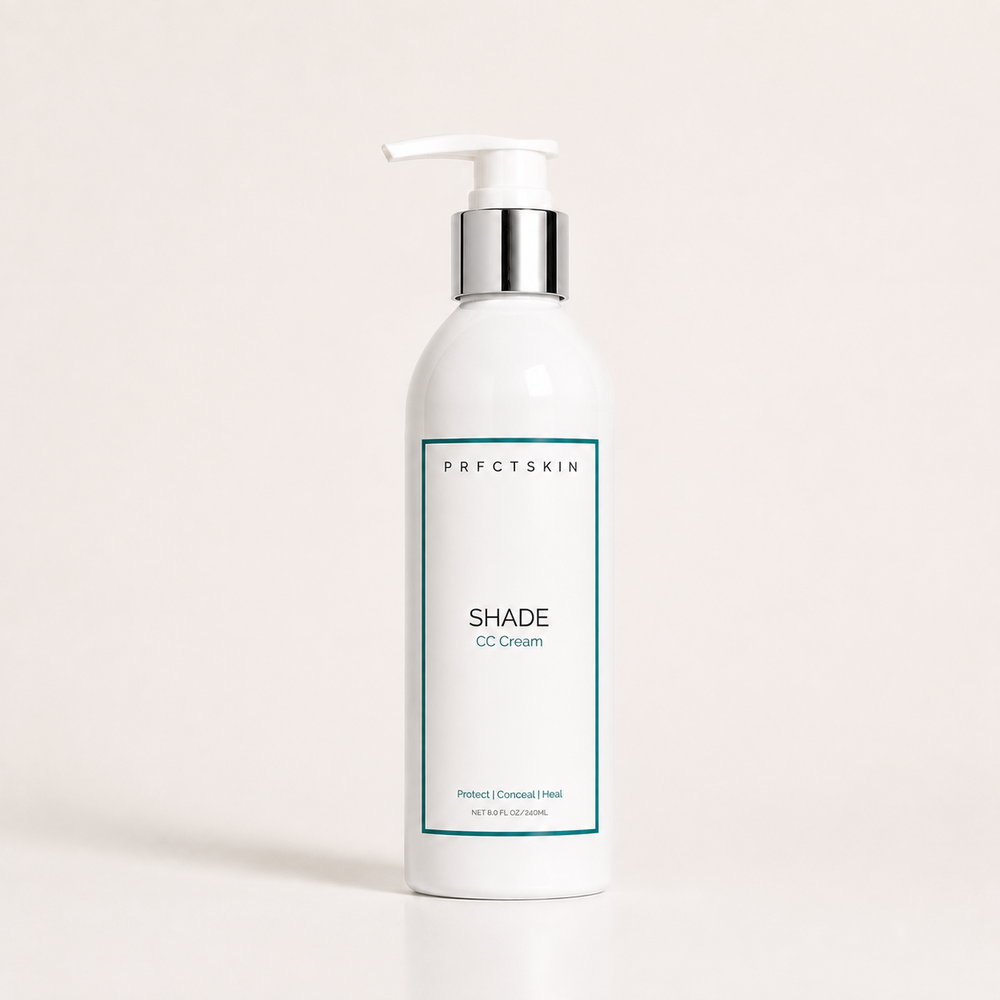 8oz Shade: Post-treatment Organic Sun Protection Tinted CC Cream - View 1