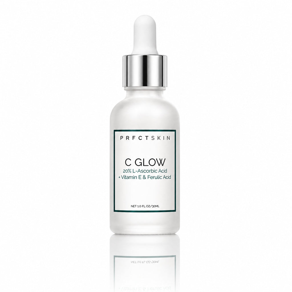 C Glow Serum: Antioxidant  Defense + Skin Renewing - 20% Vitamin C | Ferulic Acid | Vitamin E