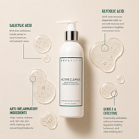 Active Cleanse: BHA/AHA Salicylic + Glycolic Exfoliating Cleanser