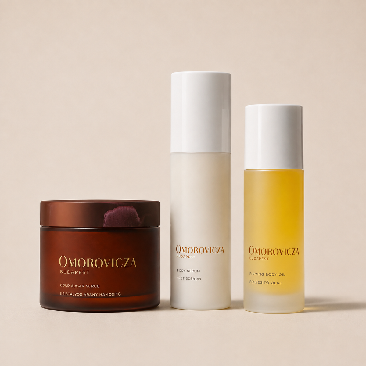 Omorovicza Smooth & Firm Body Trio: Exfoliate | Hydrate | Firm