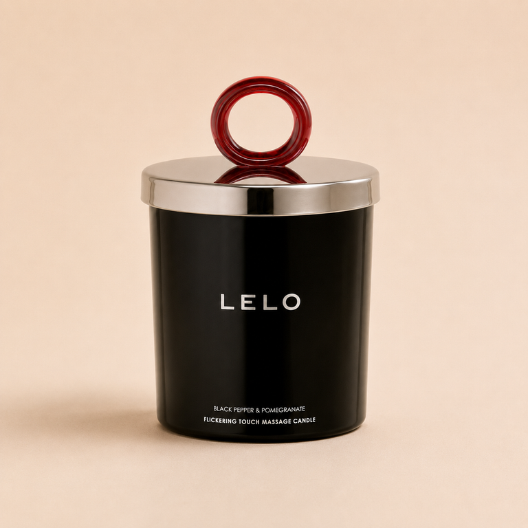 Flickering Massage Candle - Black Pepper & Pomegranate by LELO