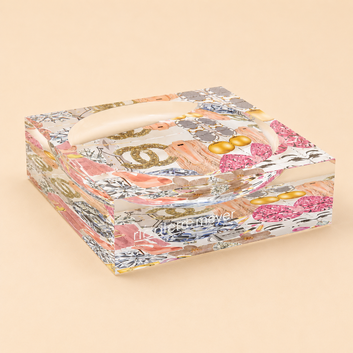 Nicolette Meyer Acrylic Catchall Dish - "Bougie Women"
