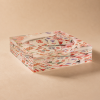Nicolette Meyer Acrylic Catchall Dish - "Abstract Mahjong"