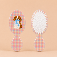 Solar Eclipse Hand-Painted King Charles Handbag Hero Brush | Eco-Friendly