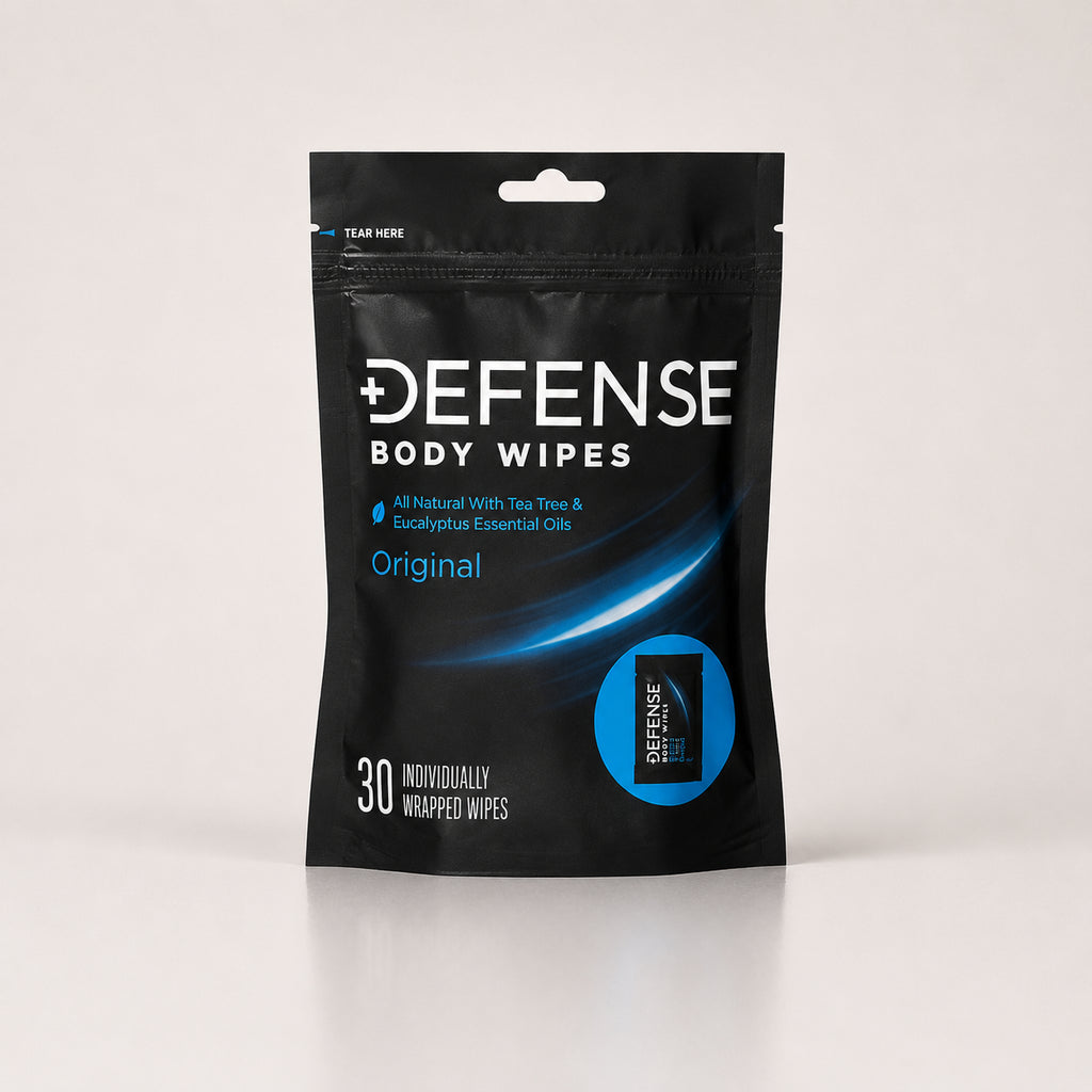 Mini Defense™ Face + Body Wash - Travel-Friendly Size or On-The-Go Wipes