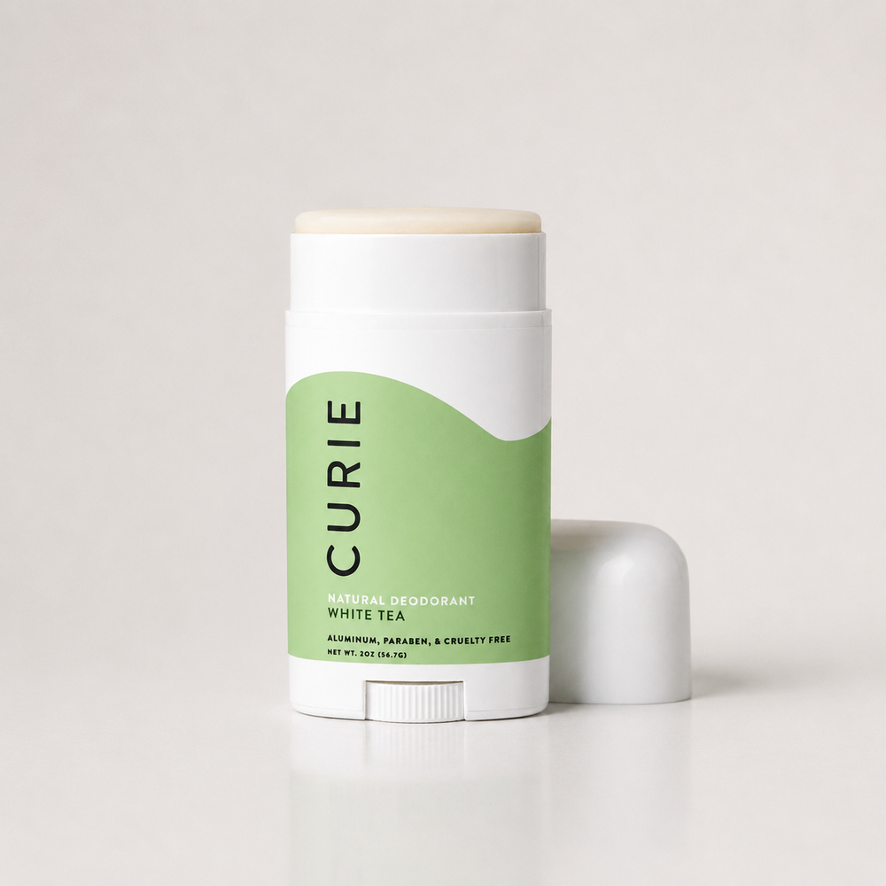 Curie Deodorant Stick - White Tea: Aluminum-Free, Paraben-Free Clean Deodorant - View 1