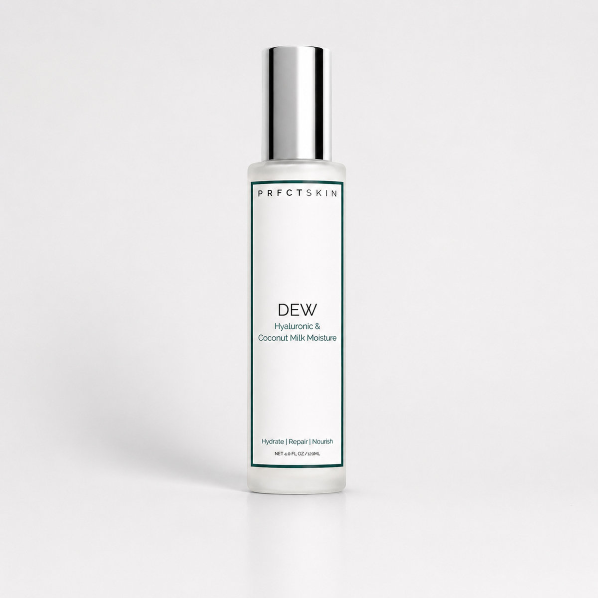 4 oz Dew Face Moisturizer: Non-Comedegenic Clean Hydration with Hyaluronic | Coconut Milk