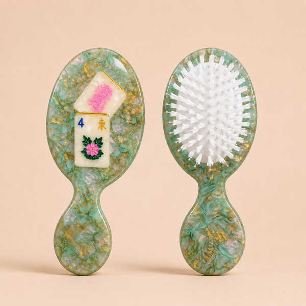Solar Eclipse Hand-Painted Mahjong Handbag Hero Brush | Eco-Friendly