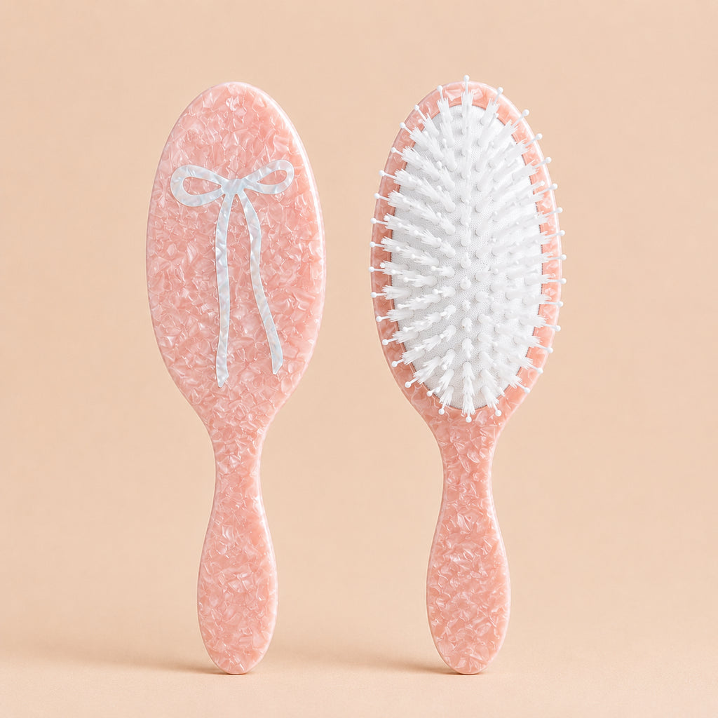 Solar Eclipse Hand-painted Ballet Bow Amazing Hair Day Brush | Eco-Friendly