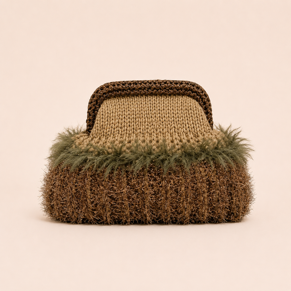 Nadia Dafri Tuy Clutch - Brown