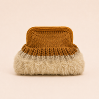 Nadia Dafri Tuy Clutch - Burnt Orange