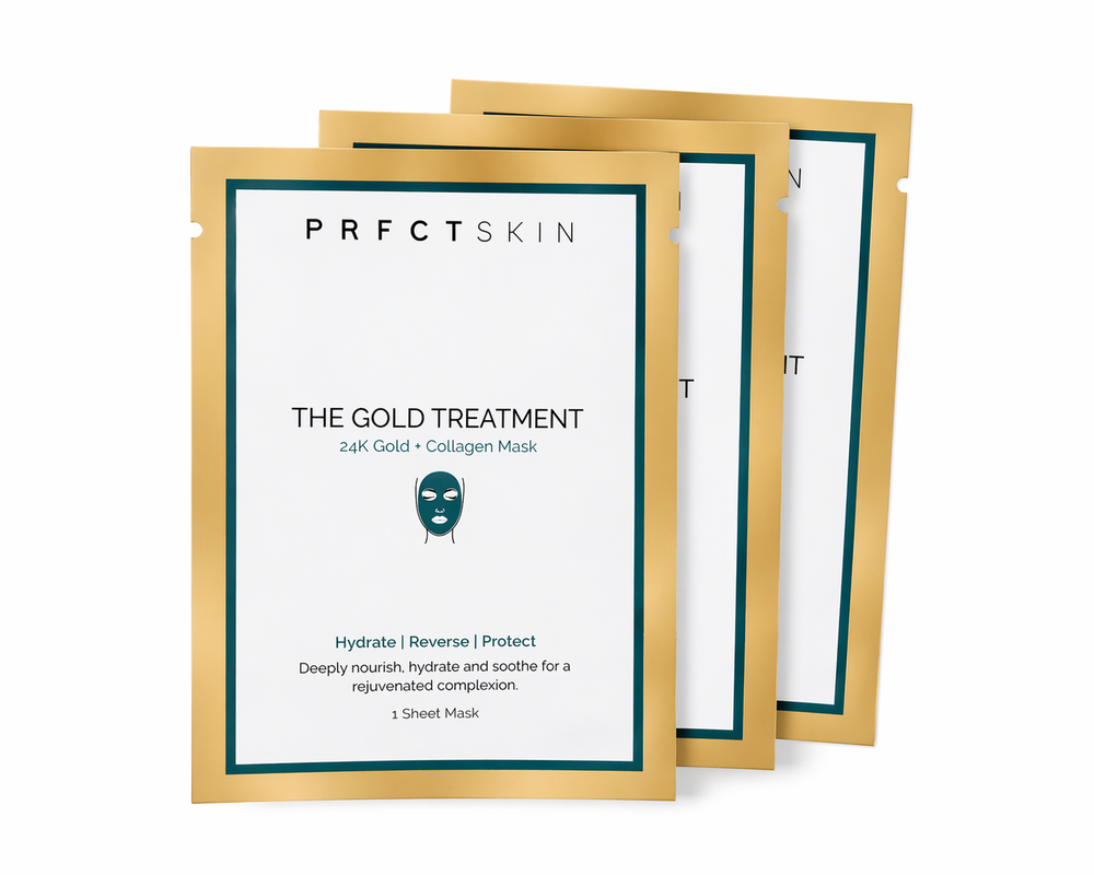 The Gold Treatment Sheet Mask: Hydrate & Nourish with 24K Gold | Hydrolyzed Collagen - View 4