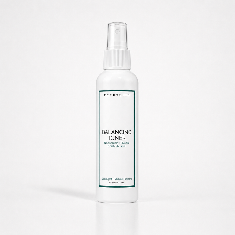 Balancing Toner:  Decongest & Restore with Niacinimide | Glycolic | Salycilic Acid