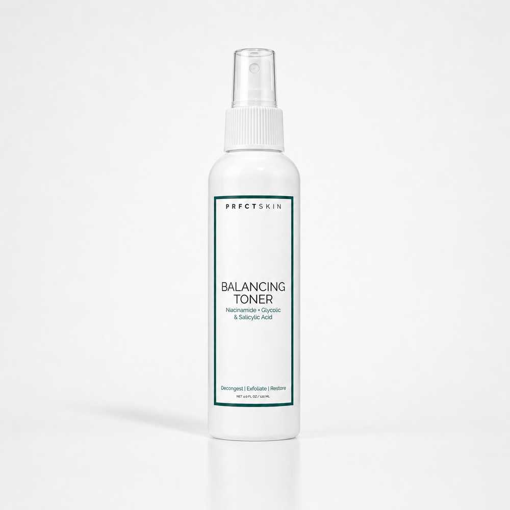 Balancing Toner:  Decongest & Restore with Niacinimide | Glycolic | Salycilic Acid - View 1
