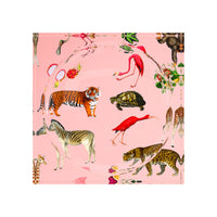 Exotix Flamingo acrylic catchall dish styled on a tabletop