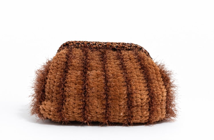 Nadia Dafri Ayse Cluch - Brown & Bronze