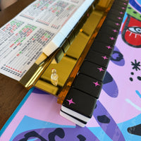 Gold Mirrored Set of 4 Mahjong Racks by Club Mah Jenn**PREORDER**