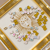 Siren Sun Goddess Leatherette Mahjong Mat by Club Mah Jenn