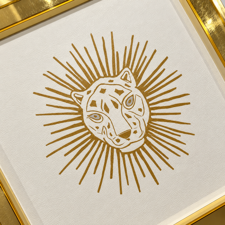 Siren Sun Goddess Leatherette Mahjong Mat by Club Mah Jenn