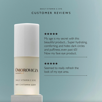 Omorovicza Daily Vitamin C Eye: Brighten & Depuff - Vitamin C | Vitamin E | Bio-Retinoid Microalgae