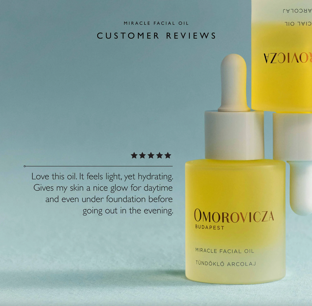 Omorovicza Miracle Facial Oil: Hydrate & Renew - Bakuchiol | Vitamins A, C & E - View 3