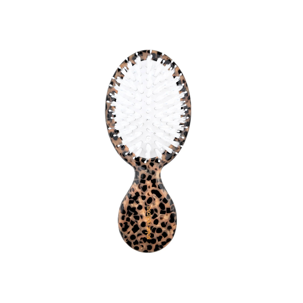 Hand-painted Leopard Bow Handbag Hero Brush | Eco-Friendly