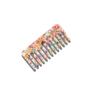 Solar Eclipse Detangling Wide Tooth Hair Comb | Eco-Friendly Acetate