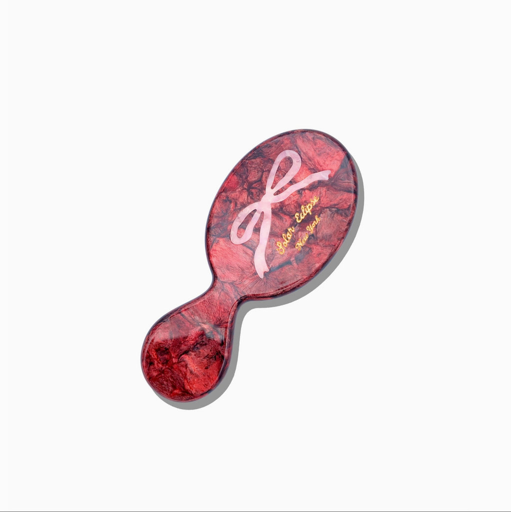 Hand-Painted Vintage Bow Handbag Hero Brush | Eco-Friendly