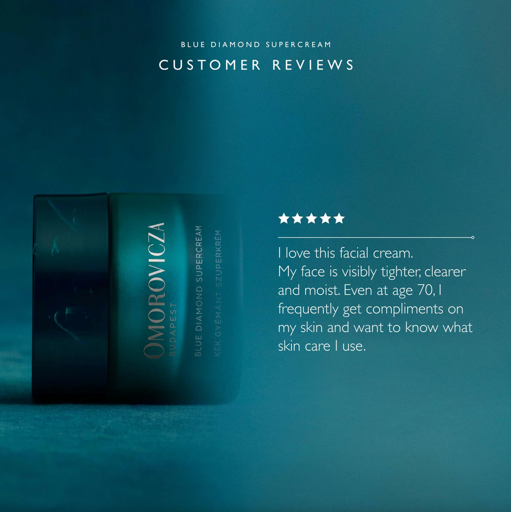 Omorovicza Blue Diamond Supercream: Rebuild & Firm - Diamond Peptides | Copper Amino Complex - View 3