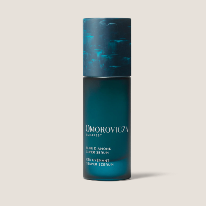 Omorovicza Blue Diamond Super Serum: Reverse Cellular Aging - Hollyhock Stem Cells | Tetrapeptides - View 1