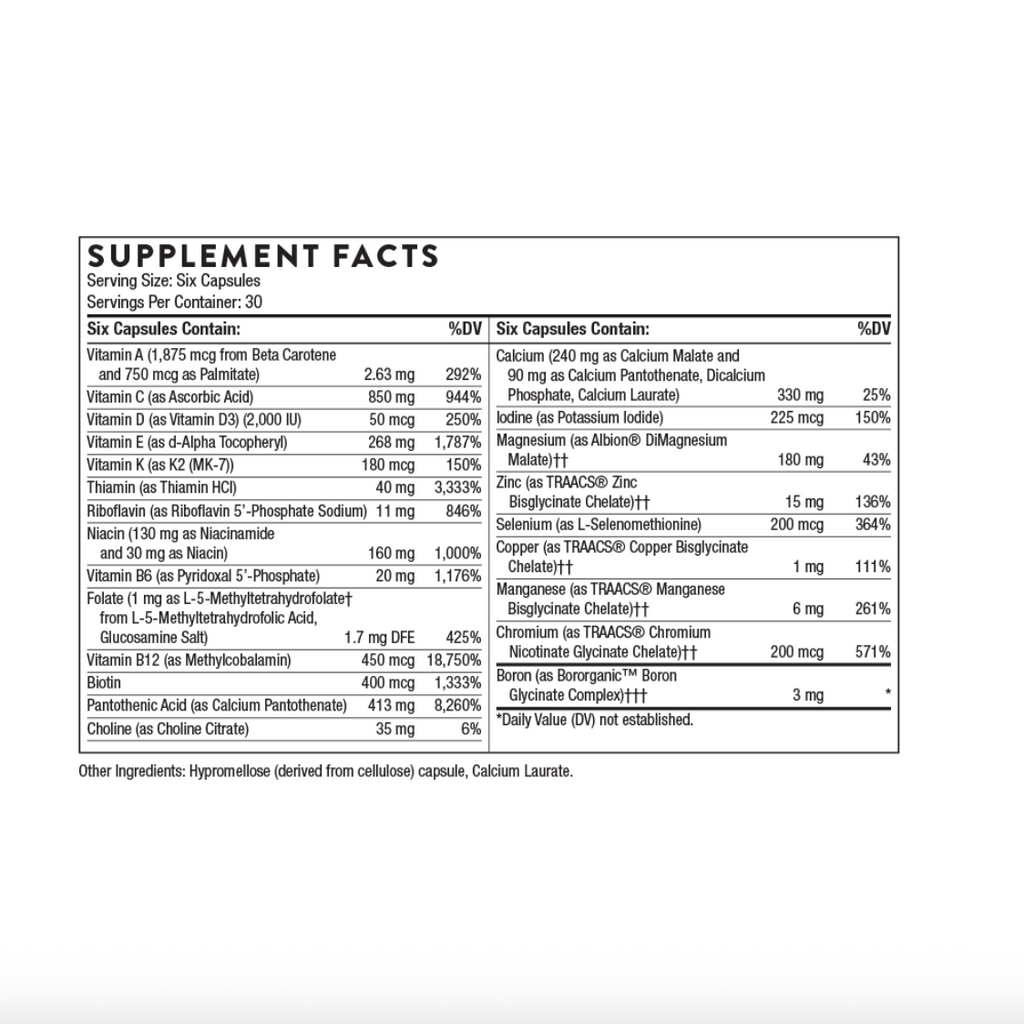 Thorne Women's Multi 50+