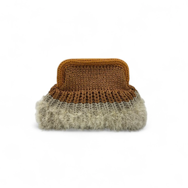 Nadia Dafri Tuy Clutch - Burnt Orange