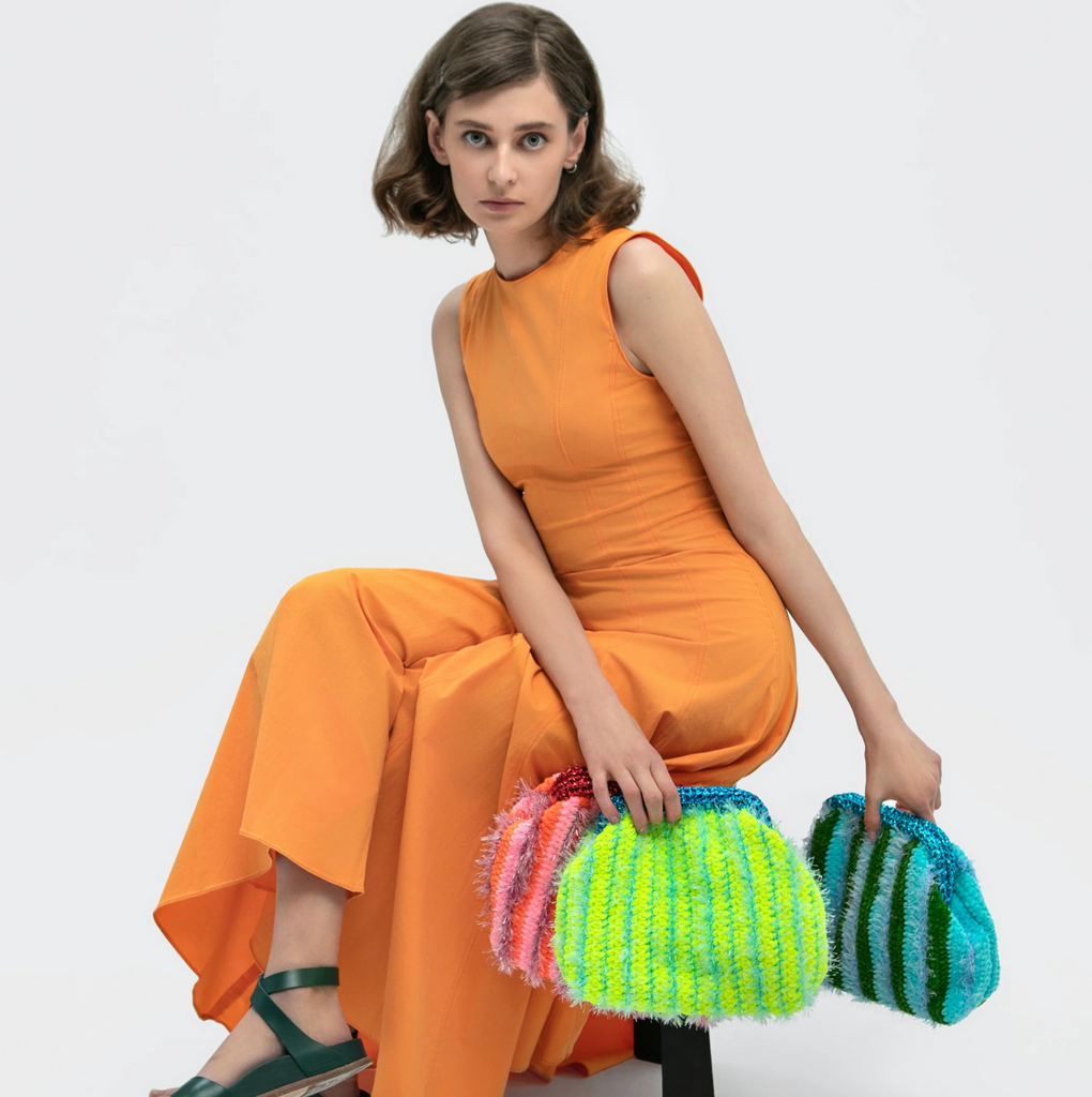 Nadia Dafri Ayse Cluch - Brown & Bronze