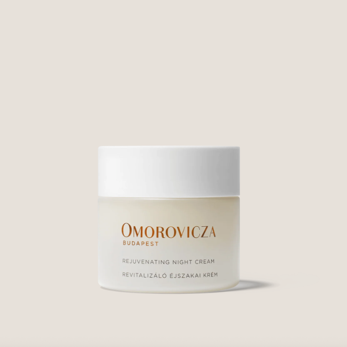 Omorovicza Rejuvenating Night Cream: Overnight Renewal - Hazelnut Peptides | Botanical Oil Blend
