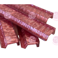 Magenta Mother of Pearl Set of 4 Mahjong Racks by Club Mah Jenn**PREORDER**