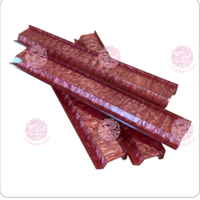 Magenta Mother of Pearl Set of 4 Mahjong Racks by Club Mah Jenn**PREORDER**