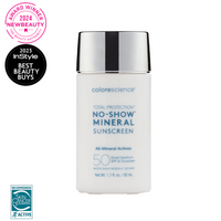 Colorescience Total Protection® No-Show™ Mineral Sunscreen SPF 50 - Award Winning All-Mineral Sheer Translucent Sunscreen