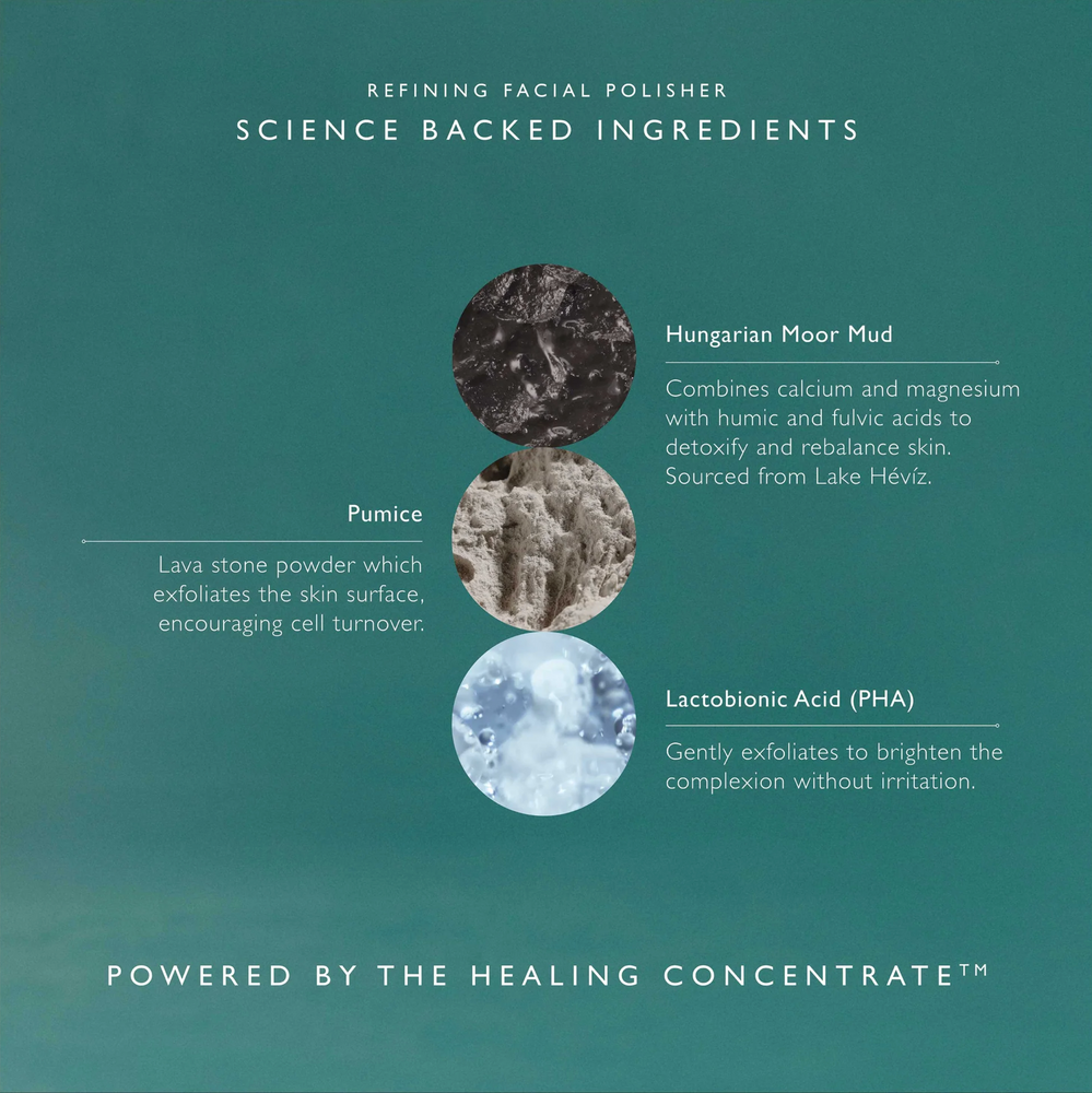 Omorovicza Refining Facial Polisher: Exfoliate & Brighten - Hungarian Moor Mud | Lactobionic Acid (PHA) - View 4