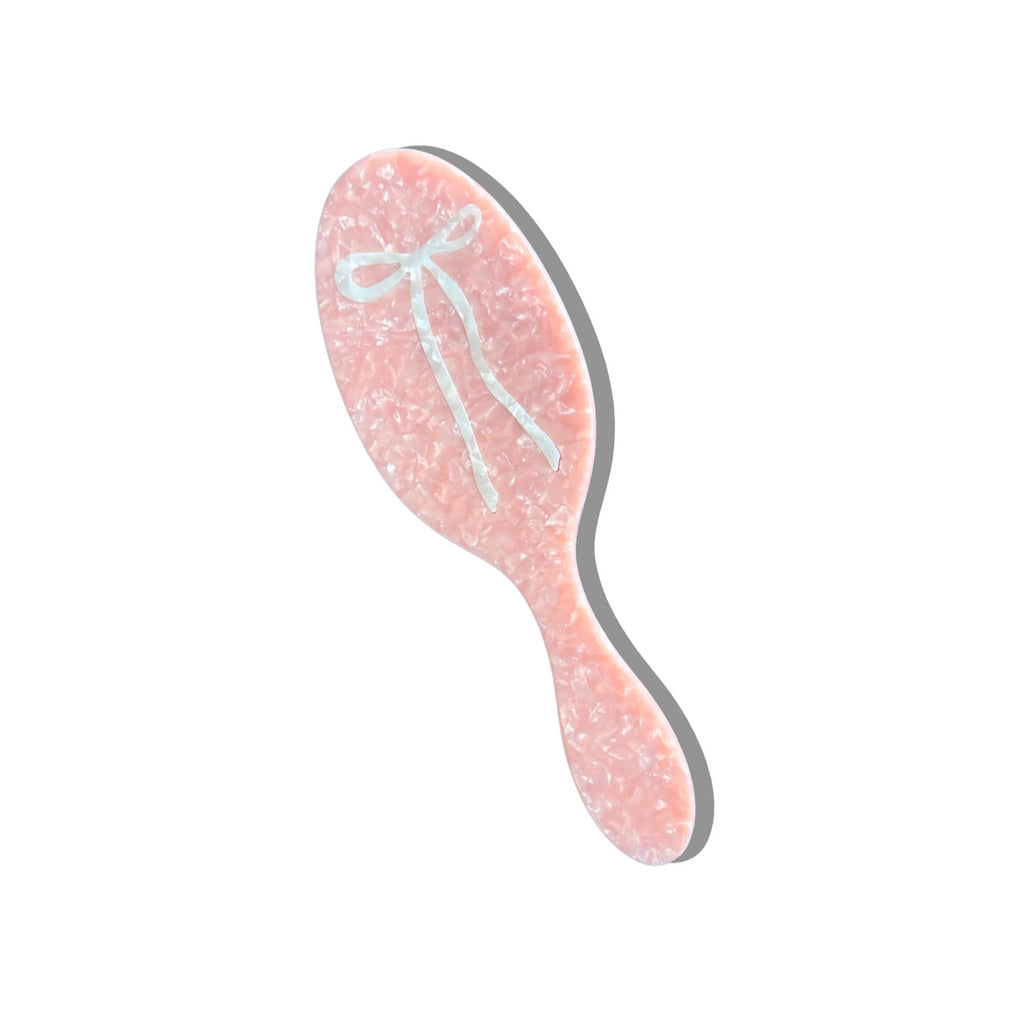 Hand-painted Ballet Bow Amazing Hair Day Brush | Eco-Friendly