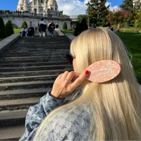 Solar Eclipse Hand-painted Ballet Bow Amazing Hair Day Brush | Eco-Friendly